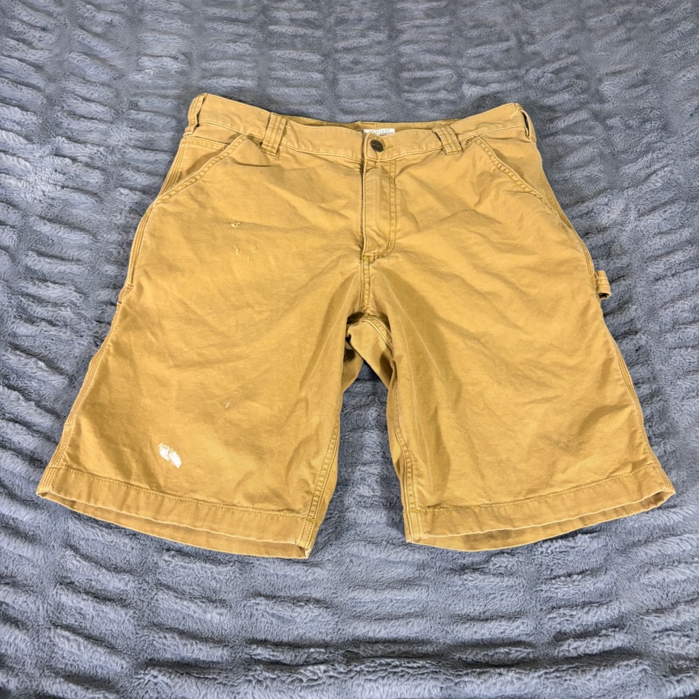 Carhartt Mens BS3652-M Rugged Flex Relaxed Fit Canvas Utility Work Shorts 34x11